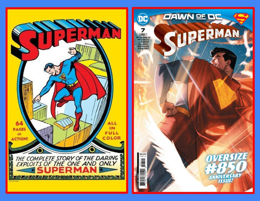 Celebrate 850 issues of Superman!