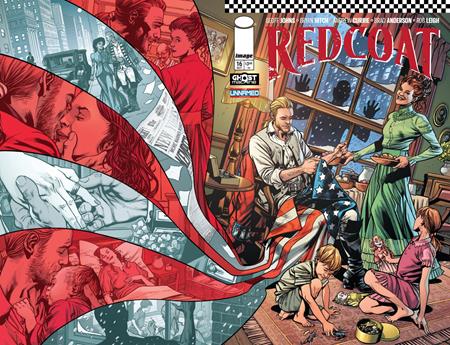 REDCOAT #16 CVR A BRYAN HITCH & BRAD ANDERSON WRAPAROUND