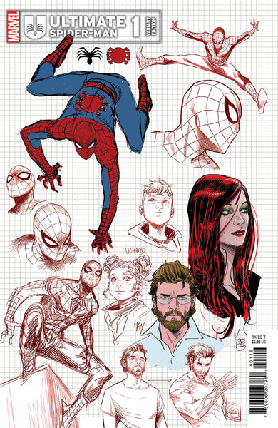 Ultimate Spider-Man 1 Marco Checchetto Design Variant [1:10]