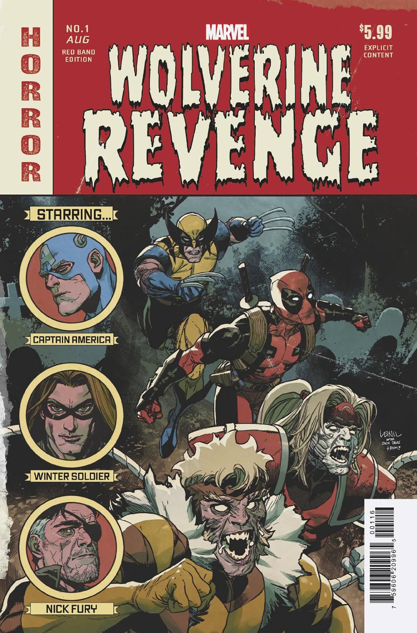 WOLVERINE REVENGE RED BAND #1 Leinil Yu Variant