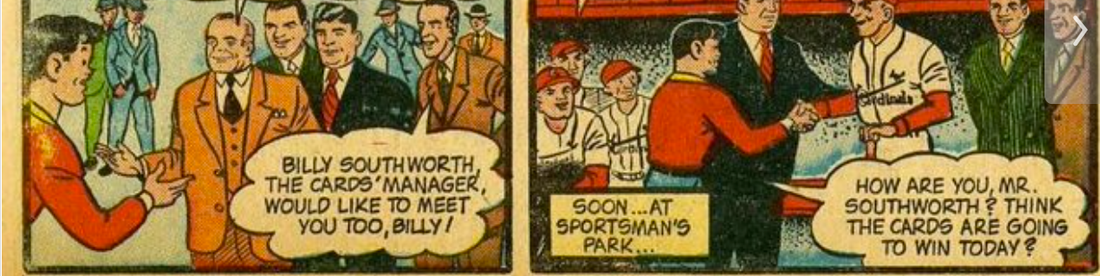 Billy Batson at Sportsmans' Park.