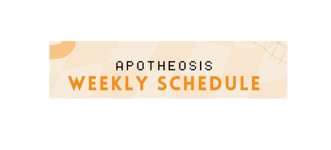 Weekly Events At Apotheosis Comics 