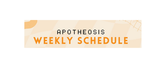 Weekly Events At Apotheosis Comics 