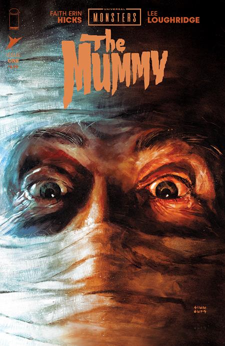 UNIVERSAL MONSTERS THE MUMMY #1 (OF 4) CVR E MARTIN SIMMONDS VAR RATIO 1:50