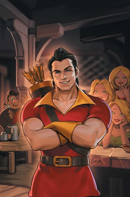 DISNEY VILLAINS GASTON #1 CVR K INC 1:20 LEIRIX LI VIRGIN VAR