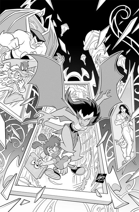 GARGOYLES DARKWING DUCK #3 CVR I INC 1:20 CIRO CANGIALOSI LINE ART VIRGIN VAR