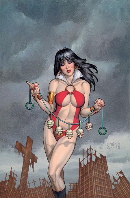VAMPIRELLA ARMAGEDDON #9 CVR G INC 1:10 JOSEPH MICHAEL LINSNER VIRGIN VAR