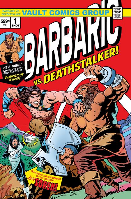 BARBARIC VS DEATHSTALKER (ONE SHOT) CVR F Nathan Gooden & Tim Daniel