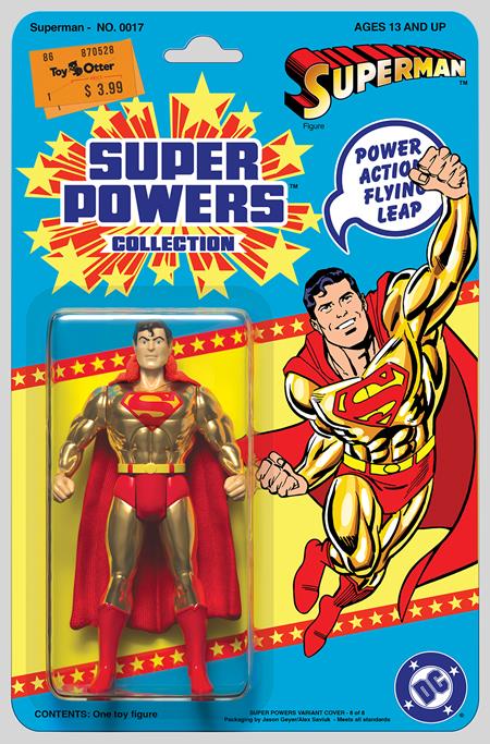 SUPERMAN #17 CVR E JASON GEYER & ALEX SAVIUK DC SUPER POWERS CARD STOCK VAR (ABSOLUTE POWER)