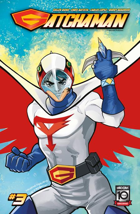 GATCHAMAN #3 CVR C RATIO 1:10 FRANCINE DELGADO KEN THE EAGLE VAR