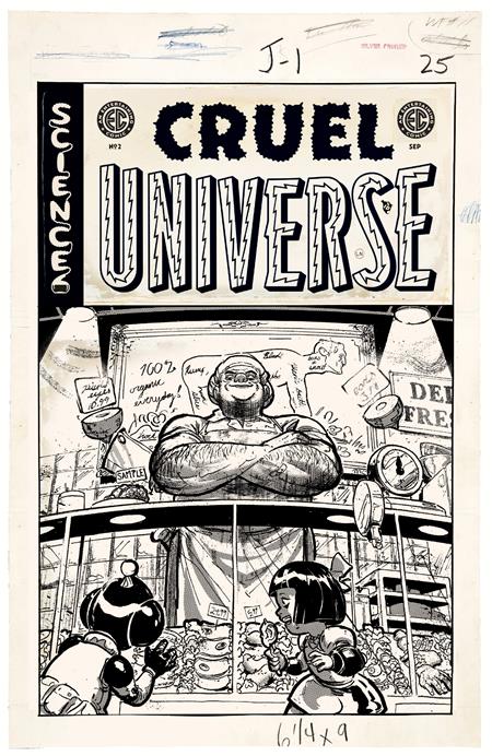 EC CRUEL UNIVERSE #2 (OF 5) CVR D RATIO 1:20 RILEY ROSSMO B&W ARTIST EDITION VAR (MR)