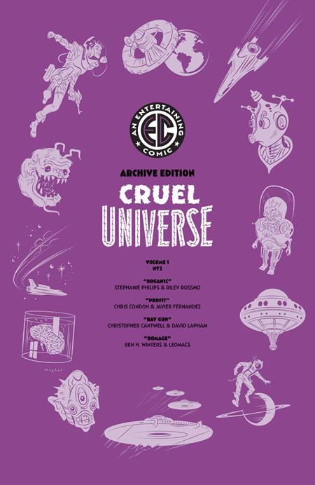 EC CRUEL UNIVERSE #2 (OF 5) CVR E RATIO 1:50 RIAN HUGHES ARCHIVE EDITION VAR (MR)