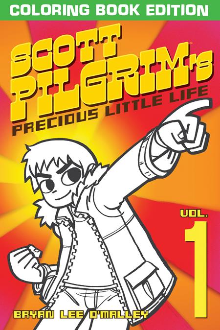 SCOTT PILGRIMS PRECIOUS LITTLE LIFE COLORING BOOK TP