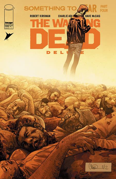 WALKING DEAD DELUXE #100 CVR F CHARLIE ADLARD & DAVE MCCAIG WRAPAROUND VAR (MR)