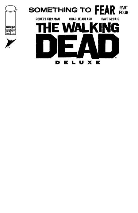 WALKING DEAD DELUXE #100 CVR J BLANK SKETCH VAR (MR)