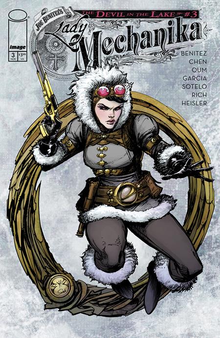 LADY MECHANIKA THE DEVIL IN THE LAKE #3 (OF 4) CVR A JOE BENITEZ