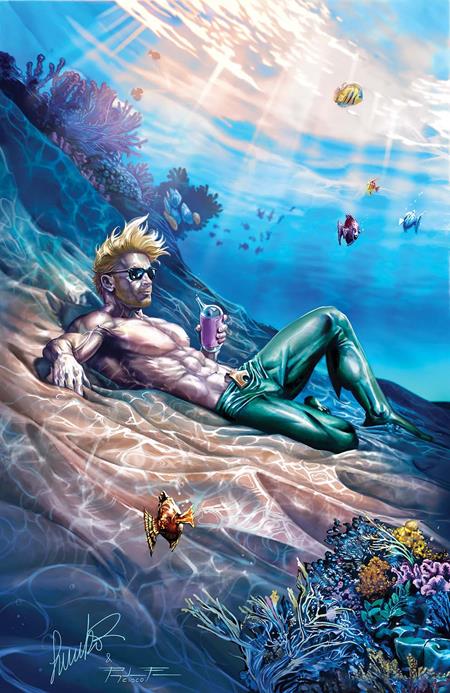 AQUAMAN #1 CVR F RATIO 1:25 SALVADOR LARROCA CARD STOCK VAR