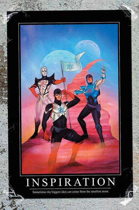 JUSTICE LEAGUE THE ATOM PROJECT #1 (OF 6) CVR E RATIO 1:25 KEVIN WADA CARD STOCK VAR