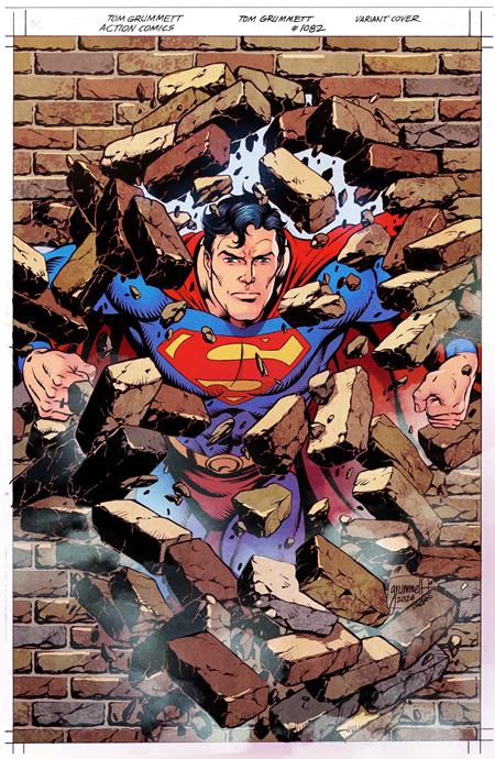 ACTION COMICS #1082 CVR D RATIO 1:25 TOM GRUMMETT CARD STOCK VAR