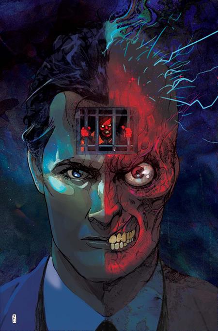 TWO-FACE #2 (OF 6) CVR B CHRISTIAN WARD CARD STOCK VAR