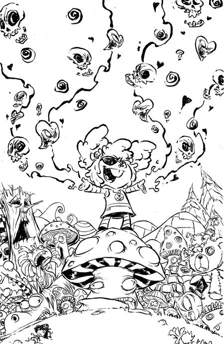 I HATE FAIRYLAND (2022) #19 CVR D RATIO 1:25 SKOTTIE YOUNG B&W VIRGIN VAR (MR)