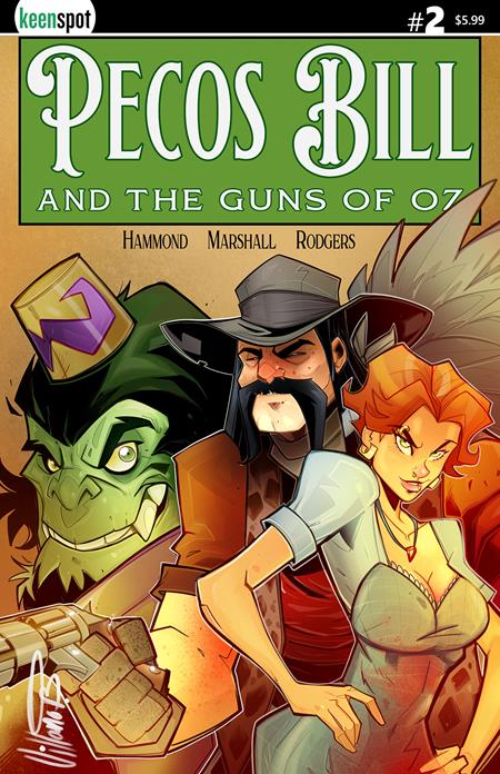 PECOS BILL & THE GUNS OF OZ #2 CVR B VILLANO VAR (MR)