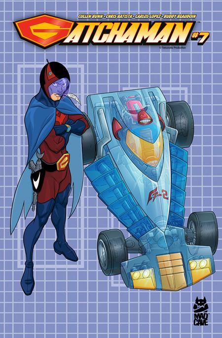 GATCHAMAN #7 CVR B CHRIS BATISTA BLUEPRINT JOE AND G-2 VAR