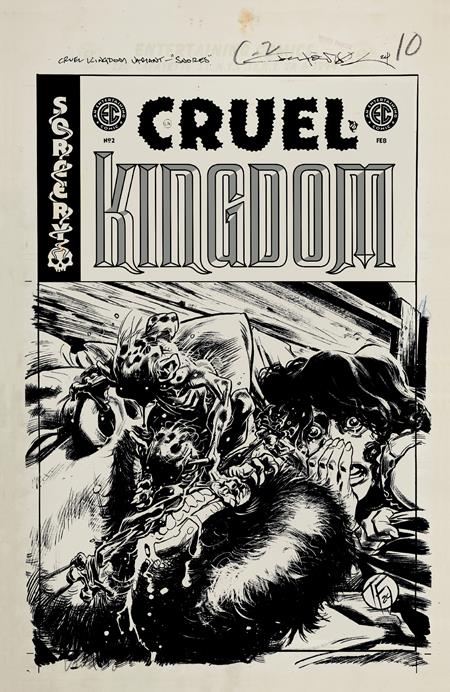 EC CRUEL KINGDOM #2 (OF 5) CVR D TOM FOWLER B&W ARTIST EDITION VAR RATIO 1:20