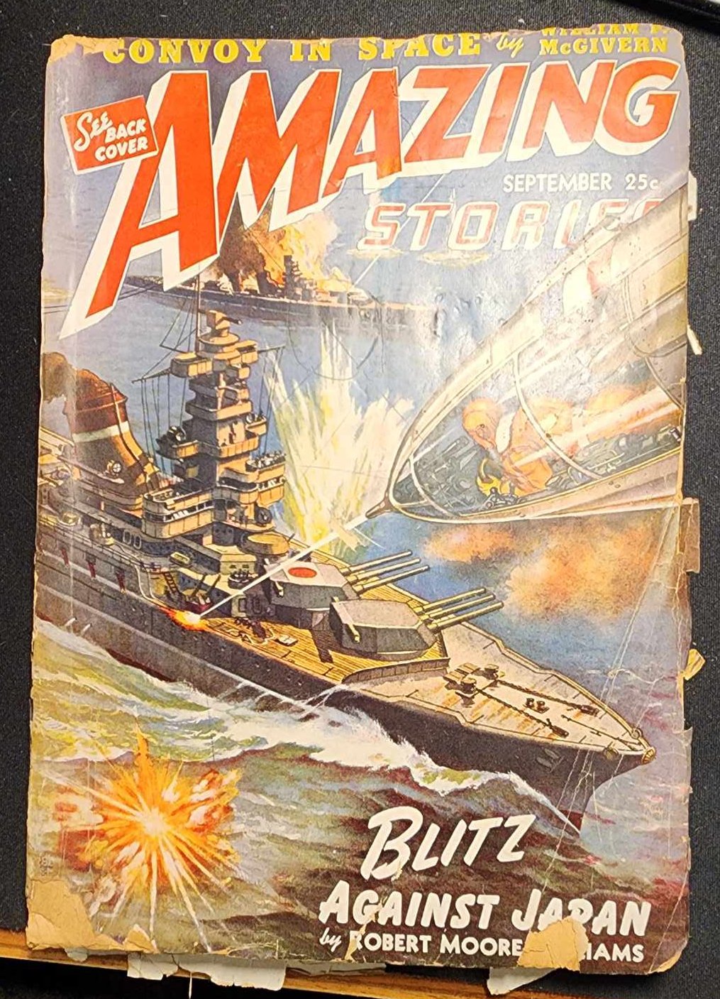 Amazing Stories Pulp September 1942- Blitz Against Japan