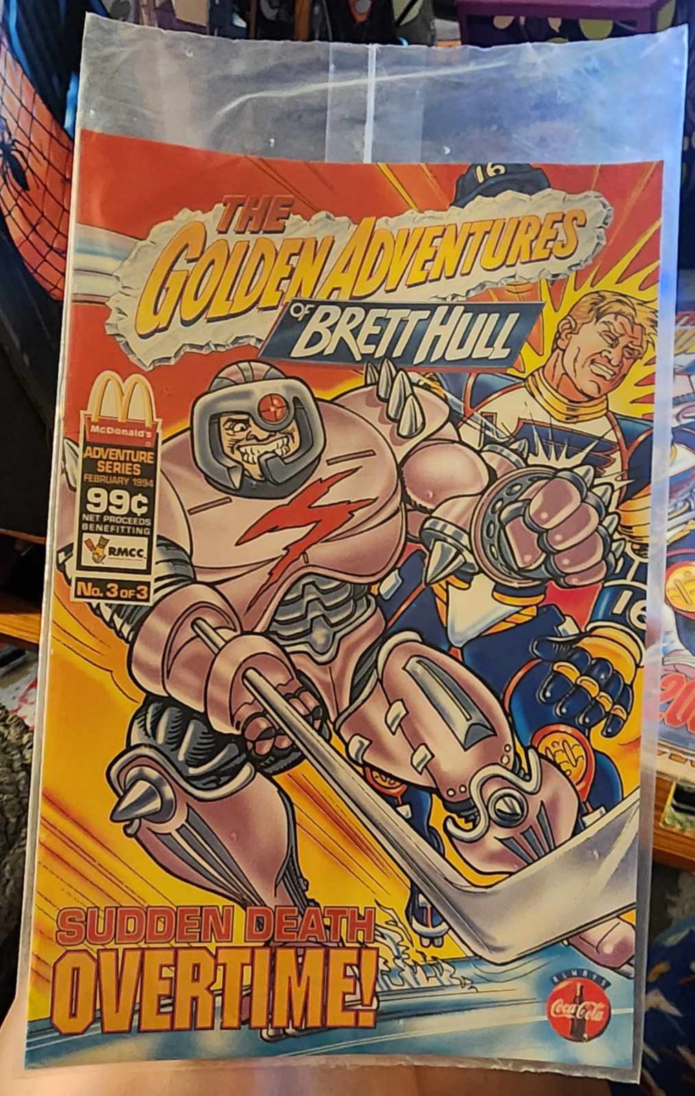 Golden Adventures of Brett Hull (1994 Patrick Company) comic books