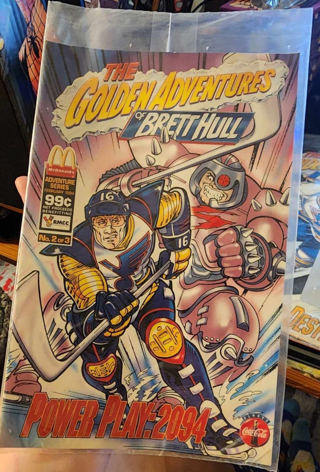 Golden Adventures of Brett Hull (1994 Patrick Company) comic books