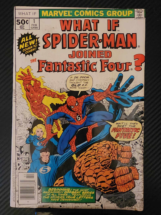 What If # 1 (1977) Spider-Man Joined The Fantastic Four