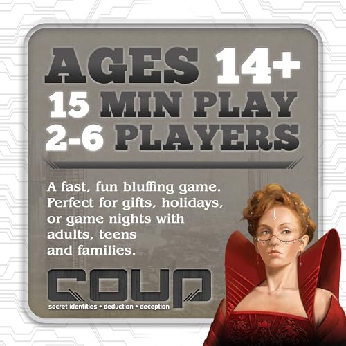 Coup - The Fast, Fun Bluffing Party Game