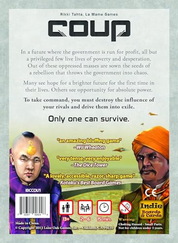 Coup - The Fast, Fun Bluffing Party Game