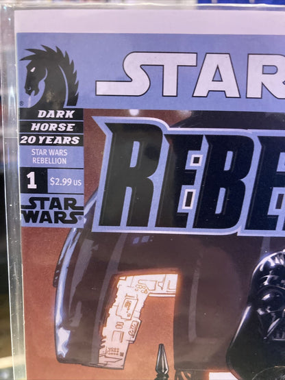 STAR WARS REBELLION #1 FIRST PRINTING! DARTH VADER! DARK HORSE COMICS - VF+