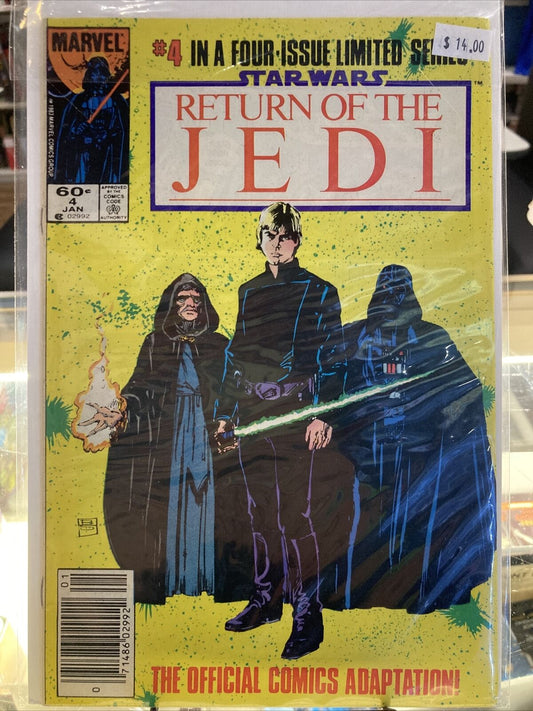 Marvel Star Wars Return of the Jedi #4 Limited Series 1983