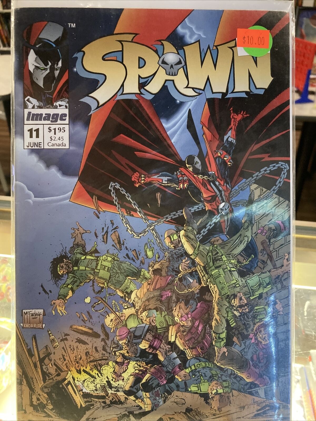 Spawn #11 Comic Book Todd McFarlane 1993 Issue Image Comics Fast & Safe Shipping