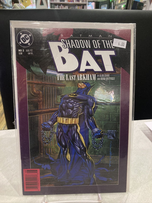 BATMAN SHADOW OF THE BAT #3 FINE NEWSSTAND DC COMICS 1992