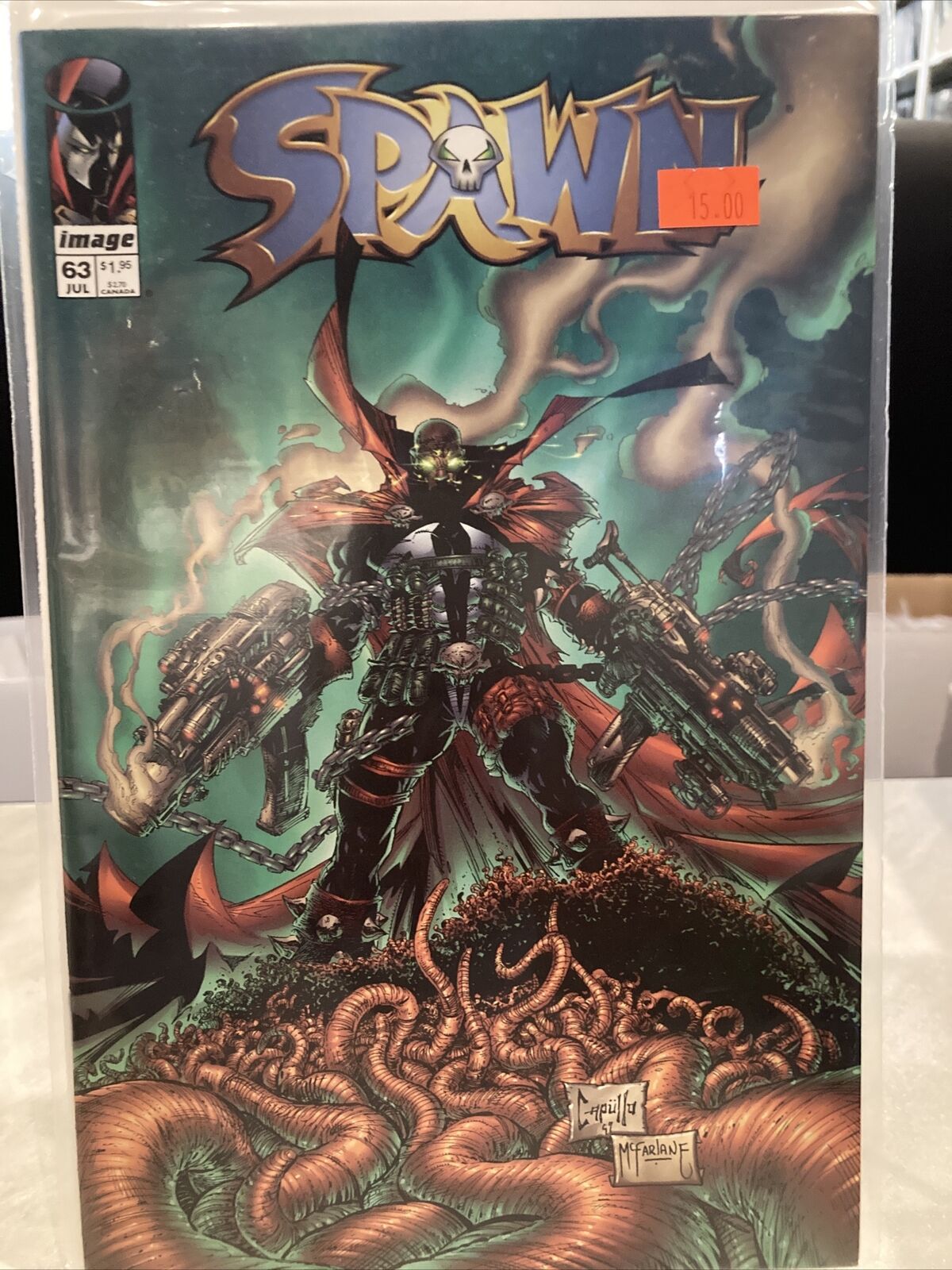 SPAWN COMIC BOOK  # 63 IMAGE COMICS  JULY 1997 CAPULLO, MCFARLAN