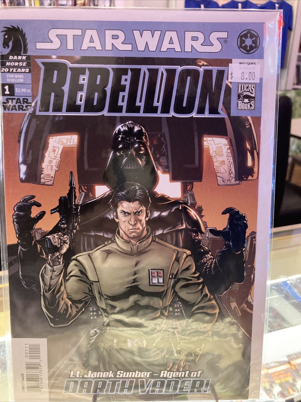 STAR WARS REBELLION #1 FIRST PRINTING! DARTH VADER! DARK HORSE COMICS - VF+