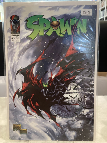 SPAWN #43 NEWSSTAND VARIANT VF IMAGE COMICS TODD MCFARLANE