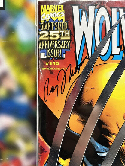 WOLVERINE v2 #145 Signed By Roy Thomas AUTOGRAPH SILVER FOIL VARIANT *1999* 9.2