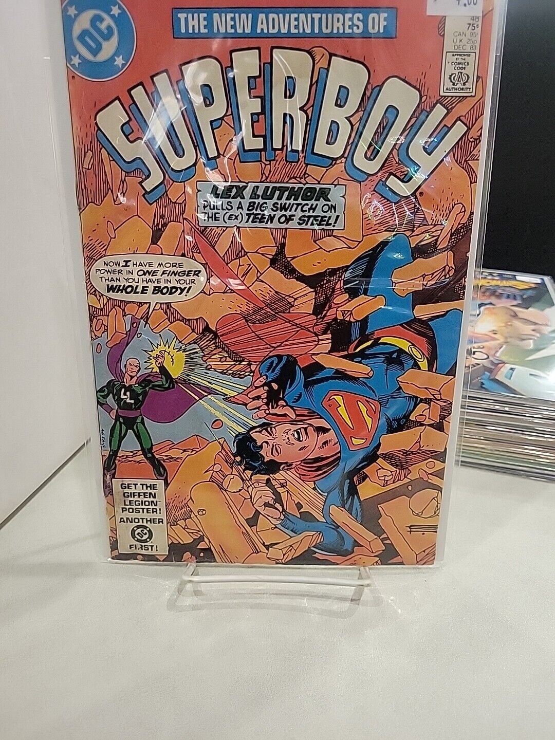 New Adventures of Superboy #48 in Very Fine + condition. DC comics [x 