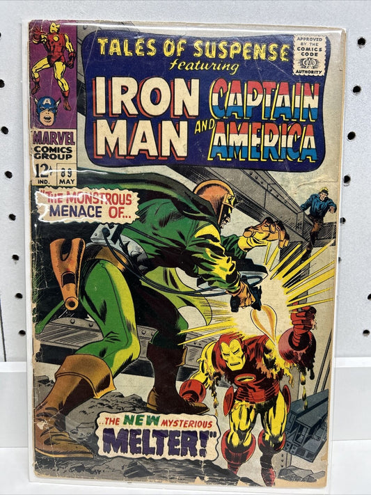 Tales of Suspense #89 Vol. 1 (Marvel, 1967) Key Melter App ungraded missing back