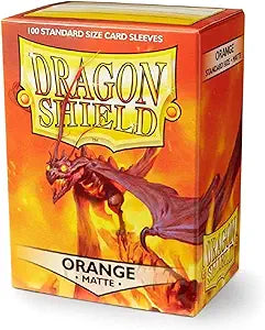 Dragon Shield Sleeves - Orange