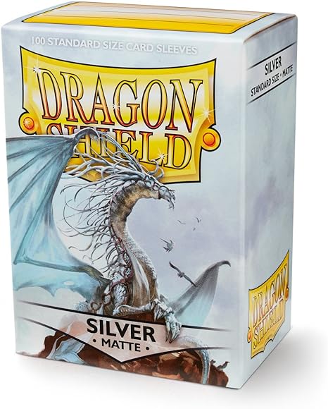 Dragon Shield Sleeves - Silver Matte