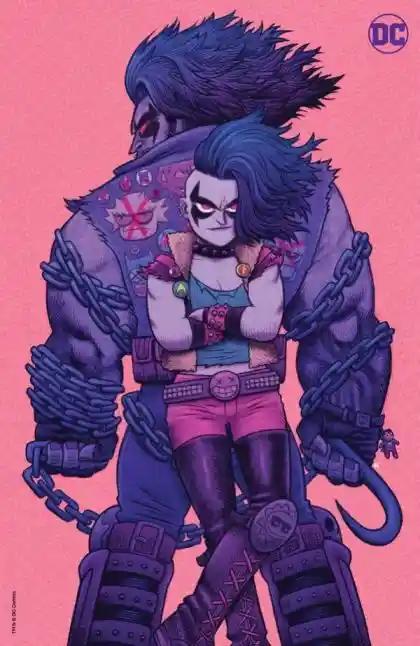 CRUSH & LOBO #1 (OF 8) TEAM CVR DAN HIPP FOIL CARD STOCK VAR