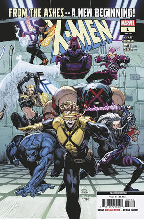 X-MEN #1 RYAN STEGMAN 2ND PRINTING VARIANT