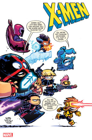 X-MEN #1 SKOTTIE YOUNG BIG MARVEL VARIANT