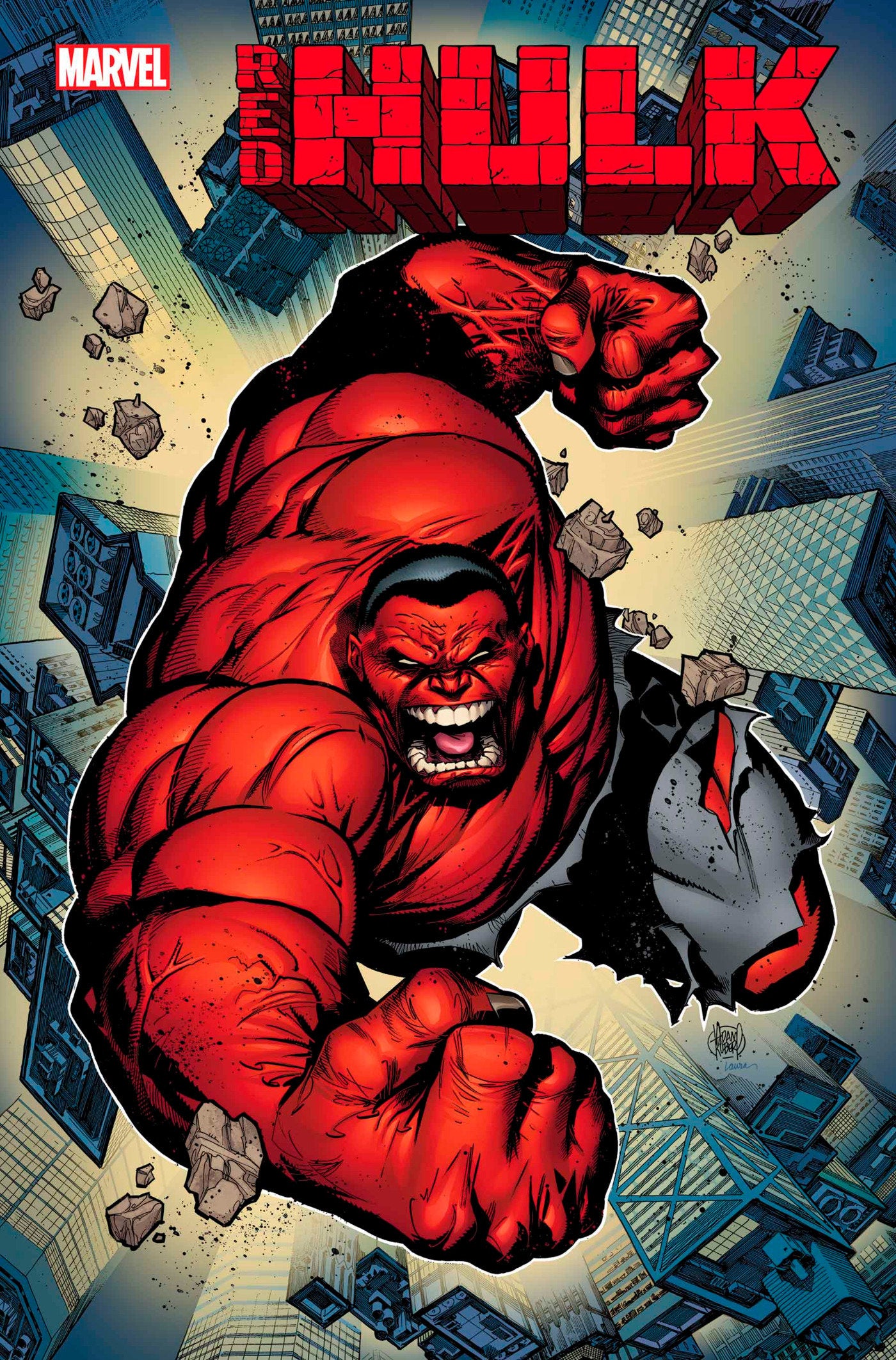 RED HULK #1 ADAM KUBERT FOIL VARIANT